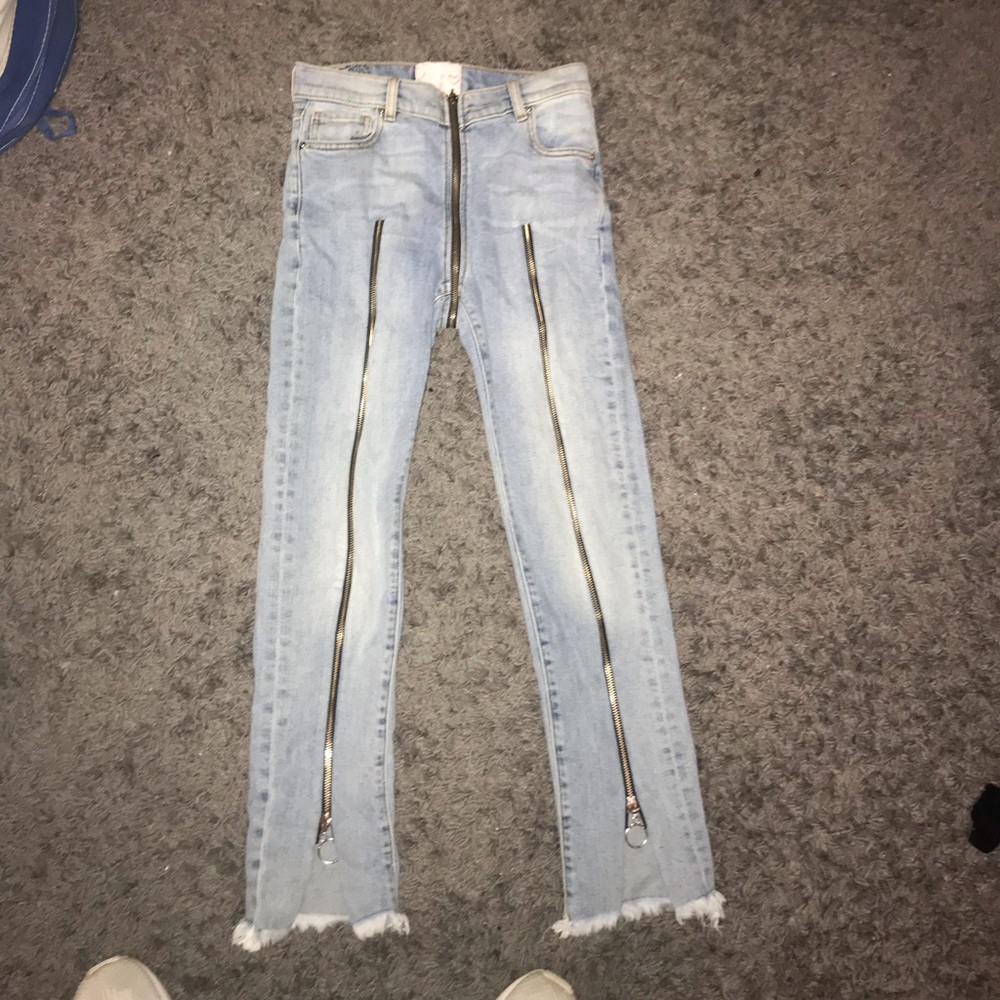 REVICE denim zipper jeans